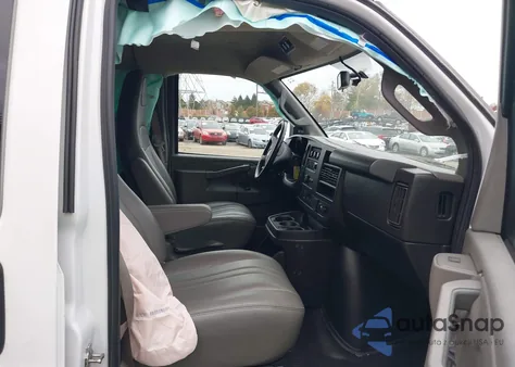 2023 Chevrolet Express Passenger Rwd 3500 Extended Wheelbase Ls из США, поврежденный, VIN 1GAZGNFP7P1151001